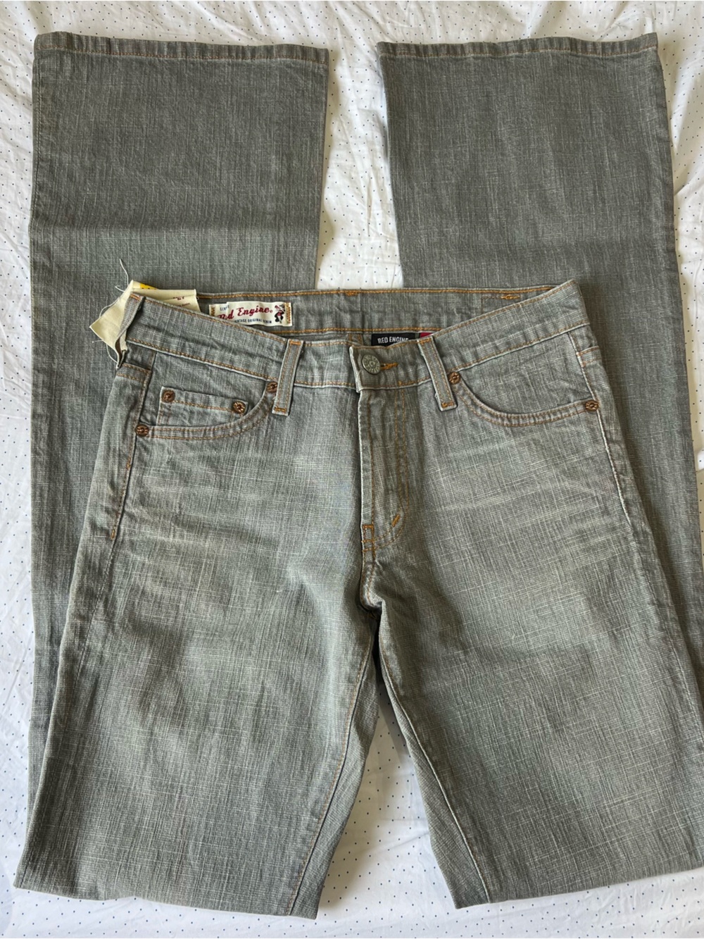Red Engine Women’s Light Gray Flare Jeans